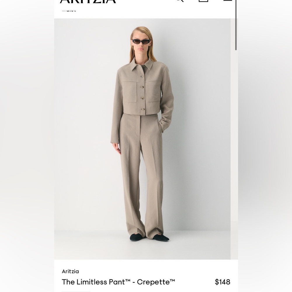 The Limitless Pant™ - Crepette, nomad taupe, size 2